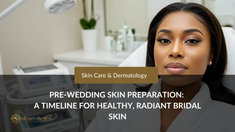 Pre-Wedding Skin Preparation at a modern clinic for radiant Skin.