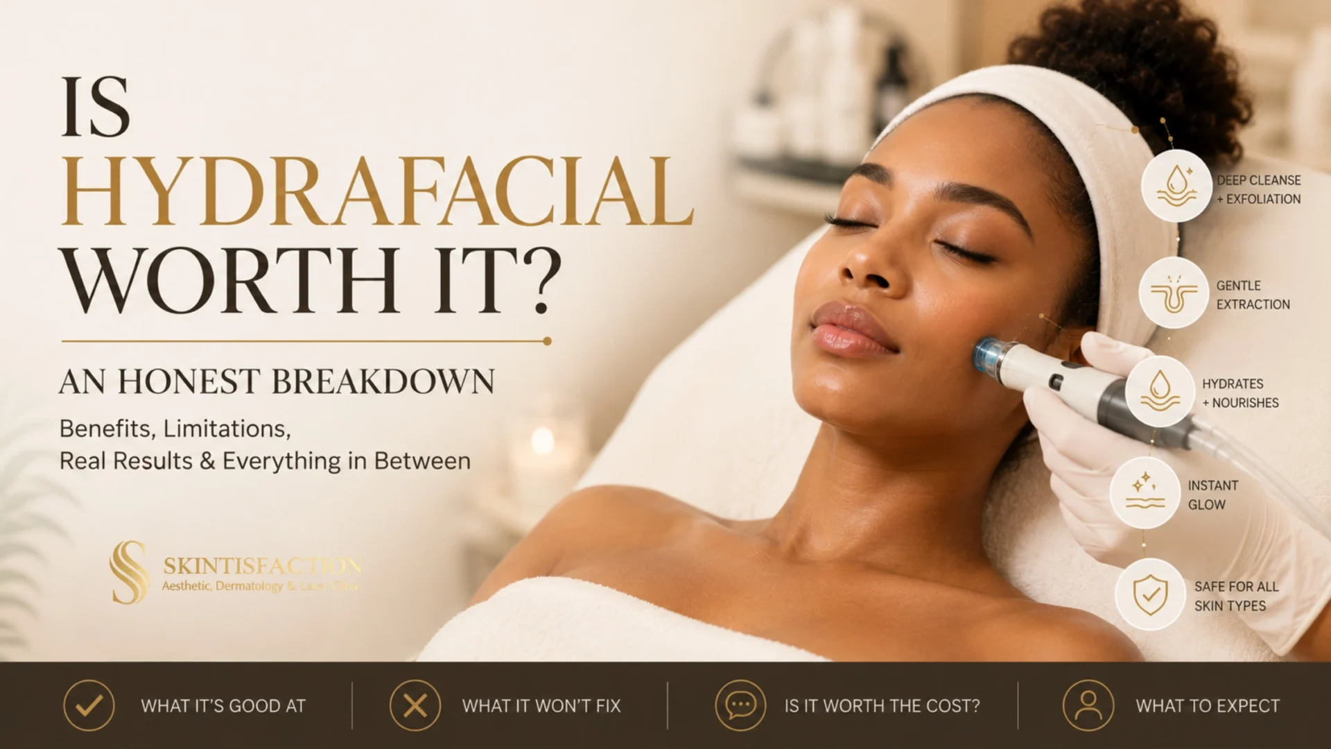 Is Hydrafacial worth it? A breakdown with spa facial treatment and skincare benefits.